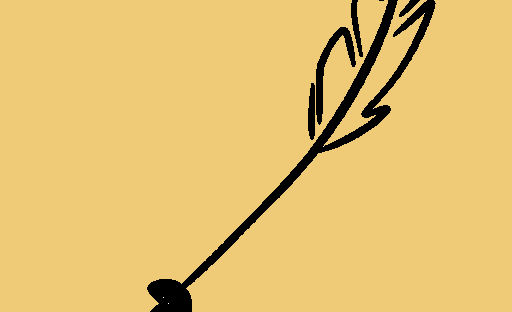 Logo noir onglet la Plume Affutée correction