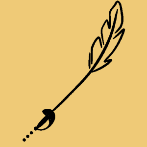 Logo noir onglet la Plume Affutée correction